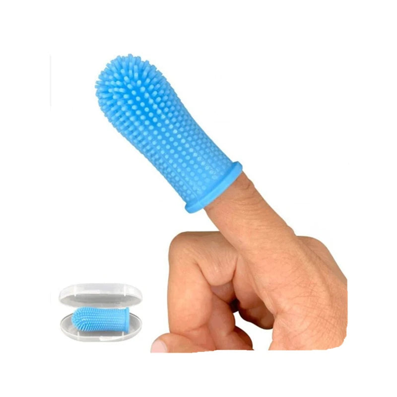Super Soft Finger Toothbrush for Dogs & Cats – Gentle Pet Dental Cleaner