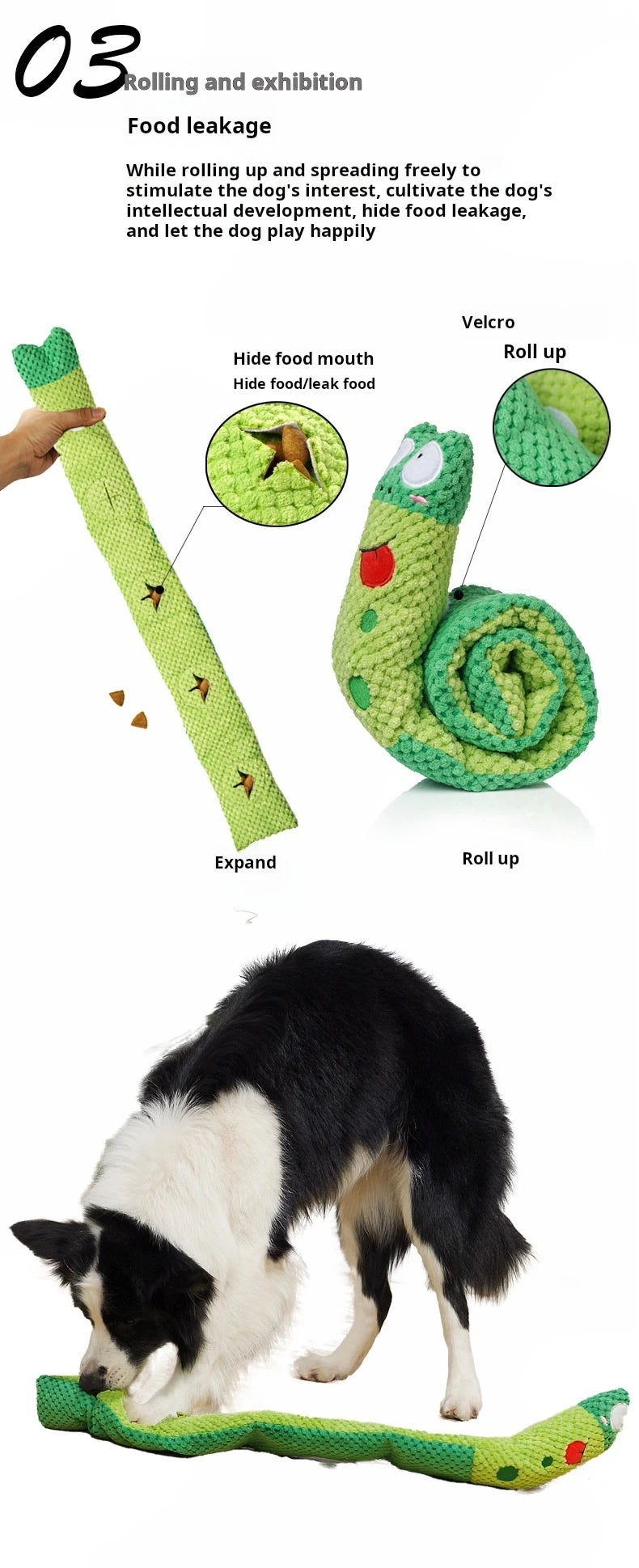 Dog puzzle feeder toy - Squeaky & Indestructible.