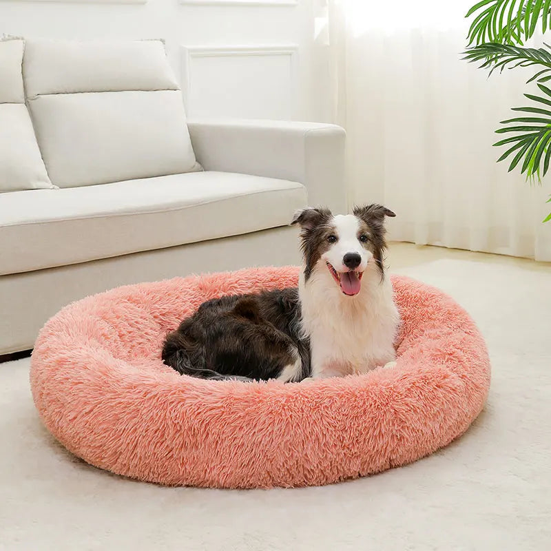 Fluffy Dog & Cat bed - Soft, Warm, Washing machine safe pet cushion