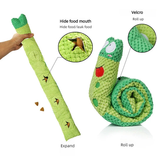 Dog puzzle feeder toy - Squeaky & Indestructible.