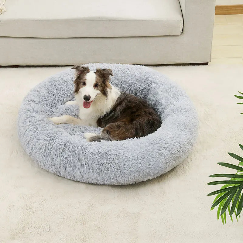 Fluffy Dog & Cat bed - Soft, Warm, Washing machine safe pet cushion
