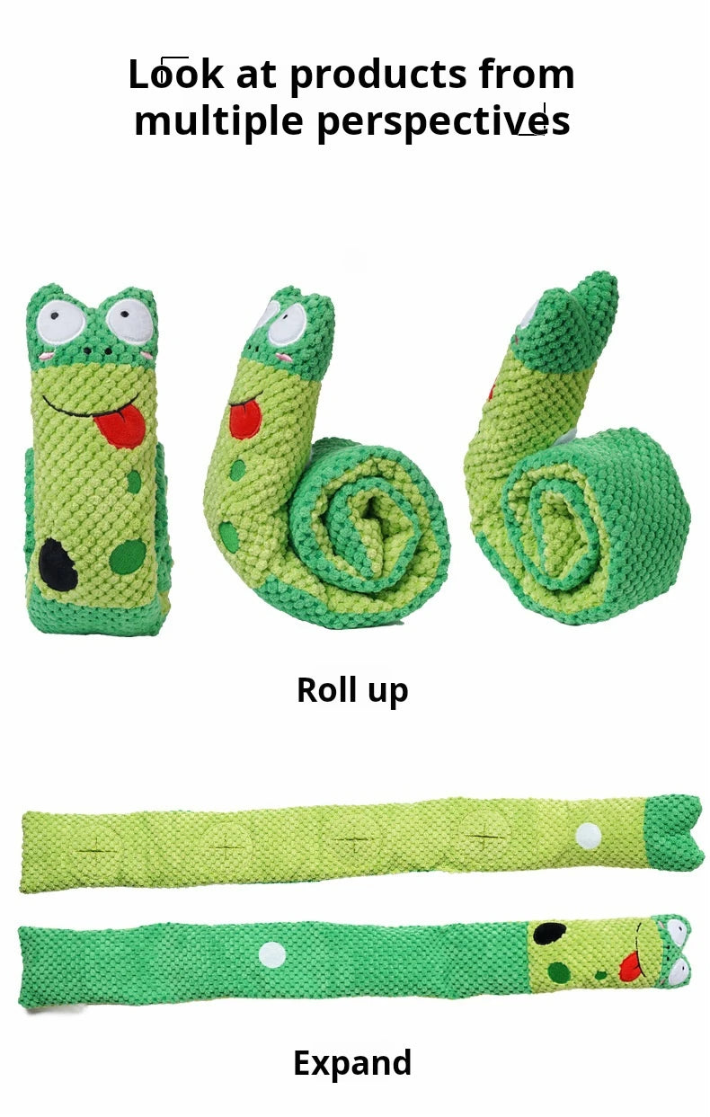 Dog puzzle feeder toy - Squeaky & Indestructible.