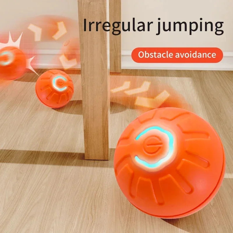 Smart Interactive Dog & Cat Toy Ball – USB Rechargeable & Motion-Activated