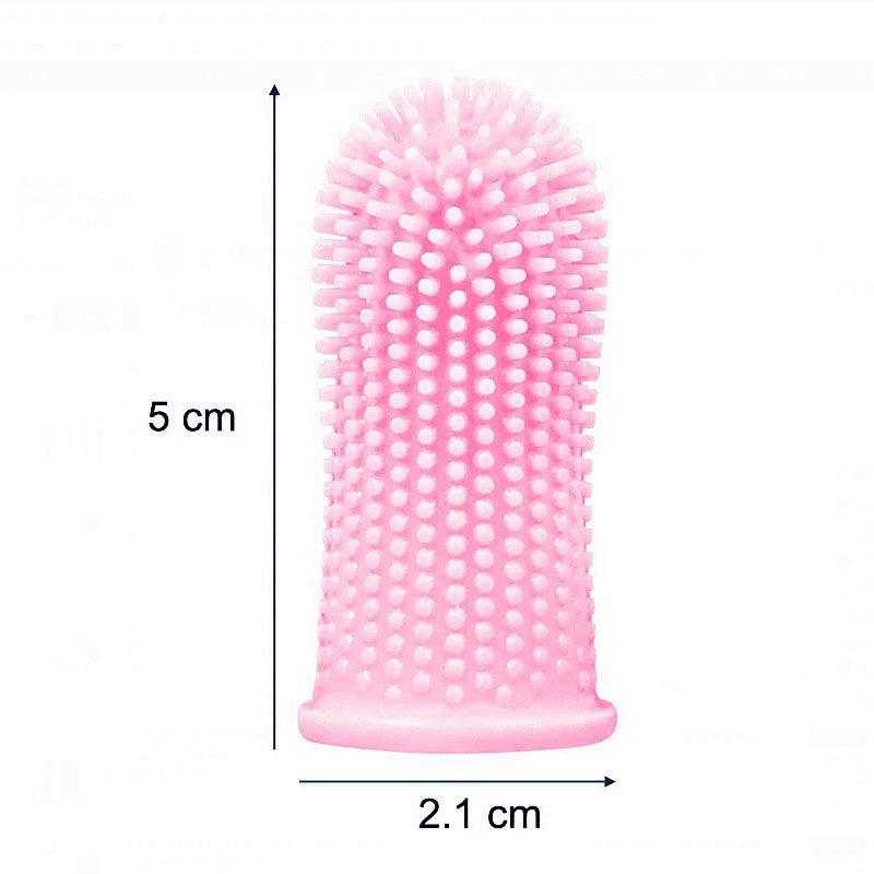Super Soft Finger Toothbrush for Dogs & Cats – Gentle Pet Dental Cleaner