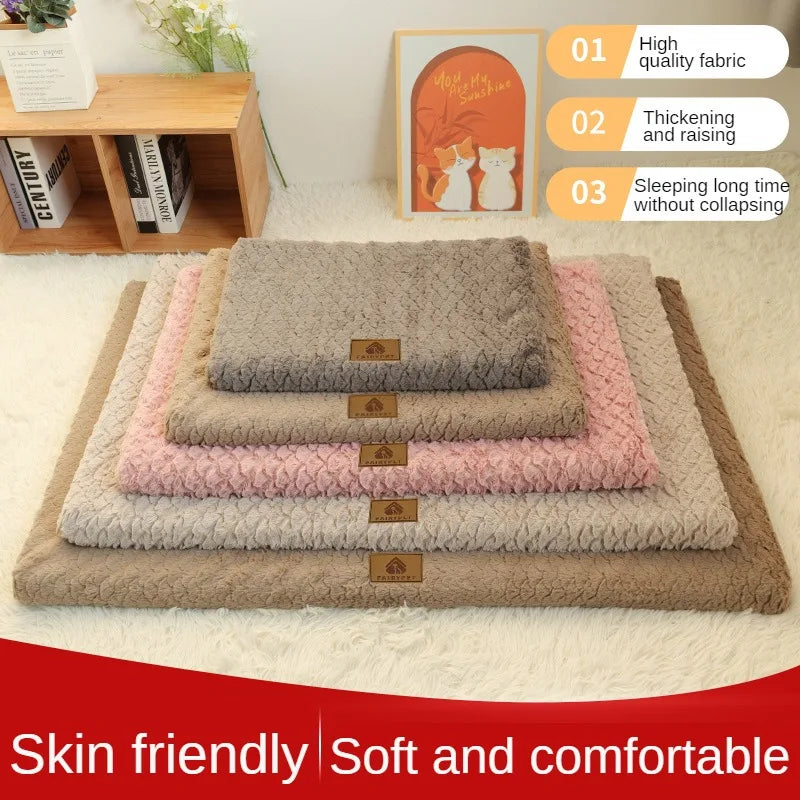 Orthopadic Memory foam Pet bed, waterproof, Washable Faux fur cover for Dogs & Cats