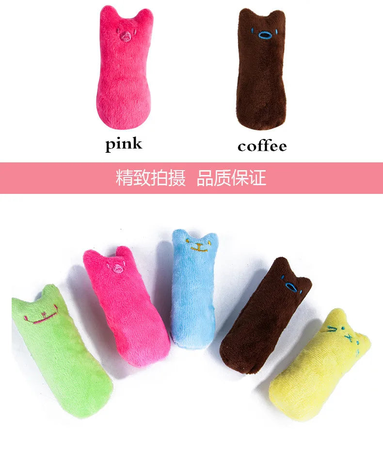 Catnip plush chew toy - Soft, Interactive cat toy for Kittens & Cats