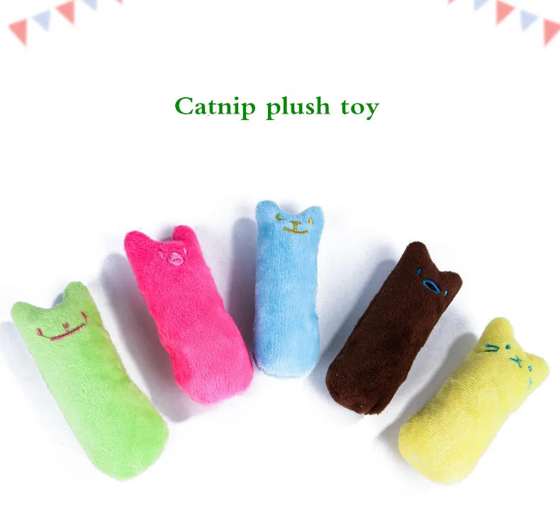 Catnip plush chew toy - Soft, Interactive cat toy for Kittens & Cats