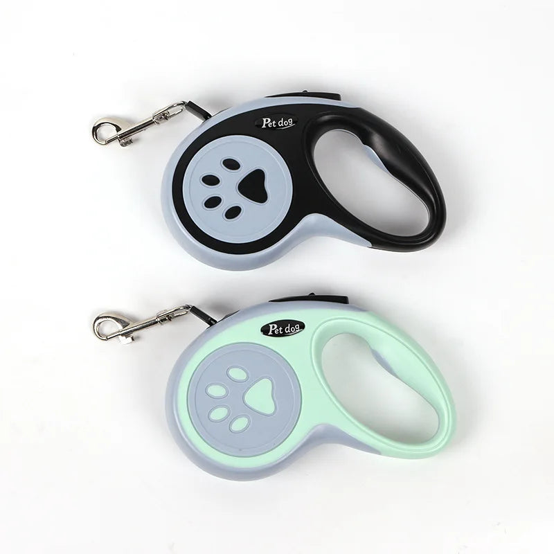 Retractable Dog & Cat Leash – 3m/5m Nylon Lead for Small Pets