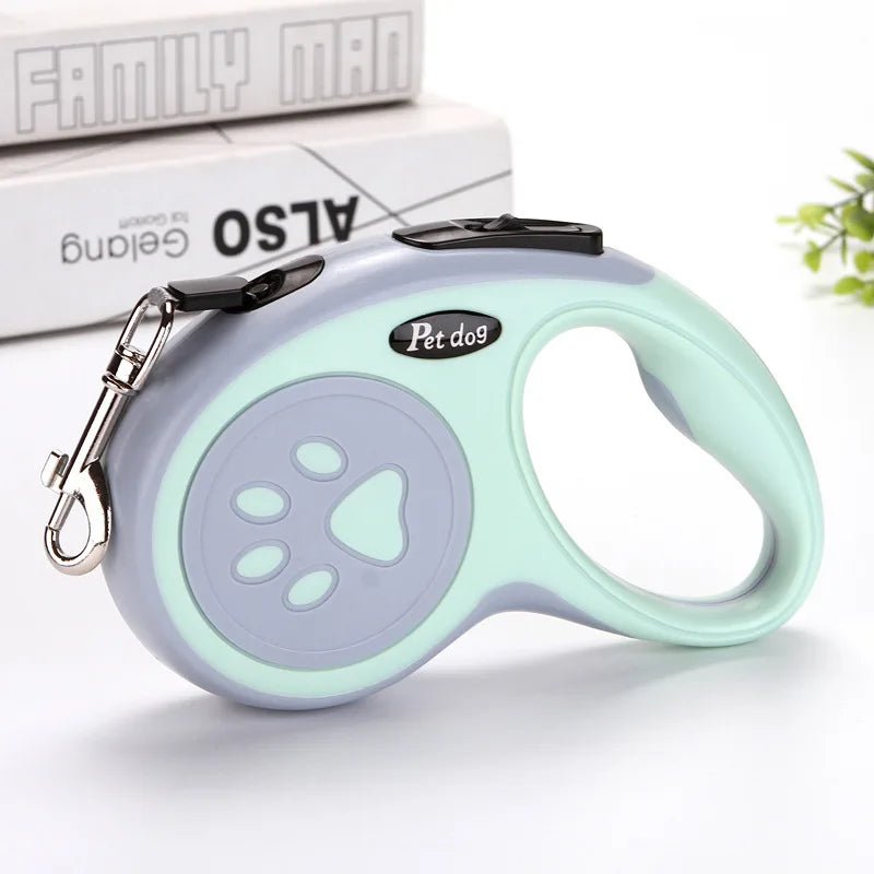 Retractable Dog & Cat Leash – 3m/5m Nylon Lead for Small Pets
