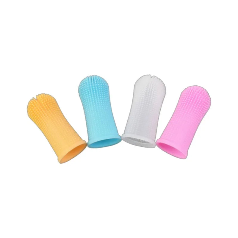 Super Soft Finger Toothbrush for Dogs & Cats – Gentle Pet Dental Cleaner