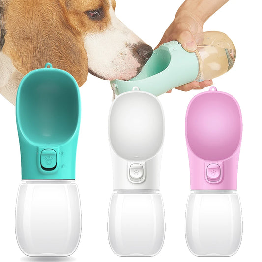Portable Leakproof Dog Water Bottle – For Walks, Travel & Outdoor Adventures (350ml/550ml)