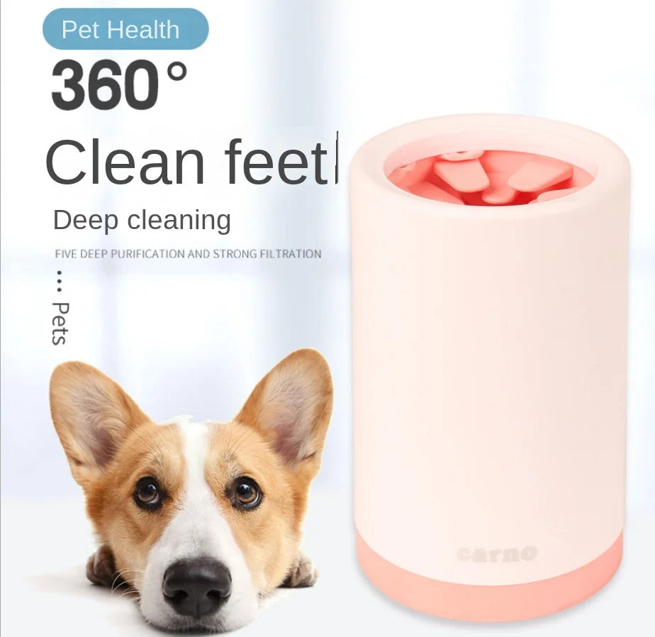 Pet Paw Cleaner Cup – Soft Silicone Foot Washer for Dogs & Cats