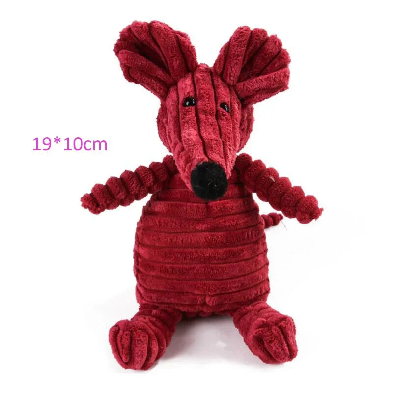 Squeaky Dog & Cat toys - Bite resistant animal design (Multiple Styles)