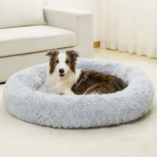 Fluffy Dog & Cat bed - Soft, Warm, Washing machine safe pet cushion