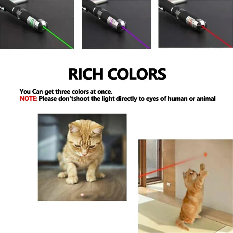 2-IN-1 LED Laser pointer toy - For Dogs & Cats