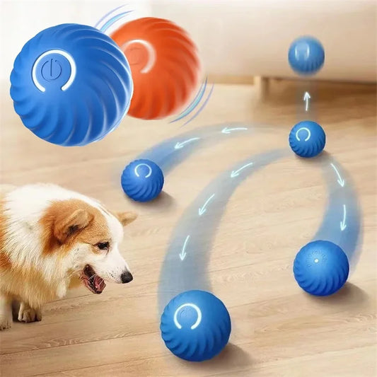 Smart Interactive Dog & Cat Toy Ball – USB Rechargeable & Motion-Activated