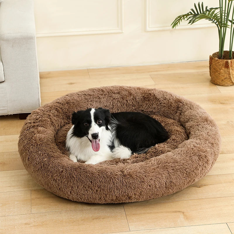 Fluffy Dog & Cat bed - Soft, Warm, Washing machine safe pet cushion
