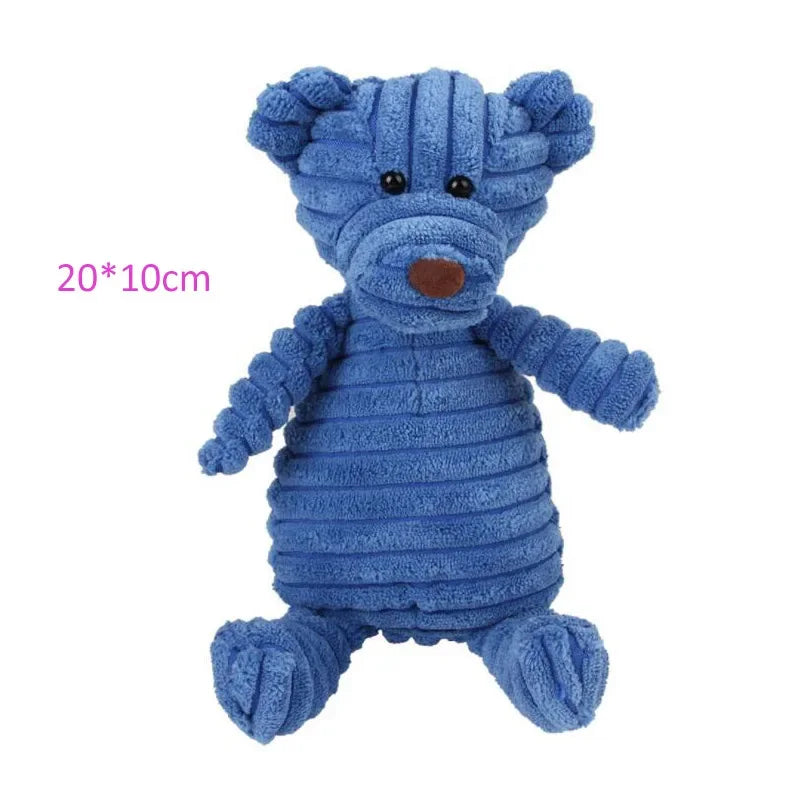 Squeaky Dog & Cat toys - Bite resistant animal design (Multiple Styles)