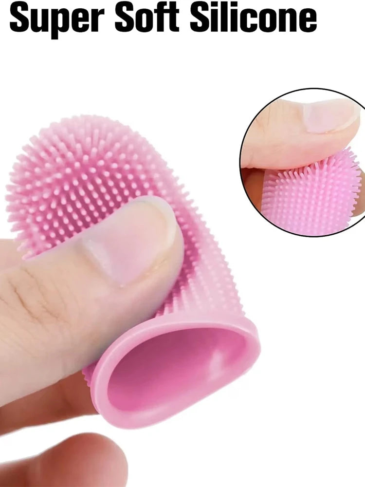 Super Soft Finger Toothbrush for Dogs & Cats – Gentle Pet Dental Cleaner