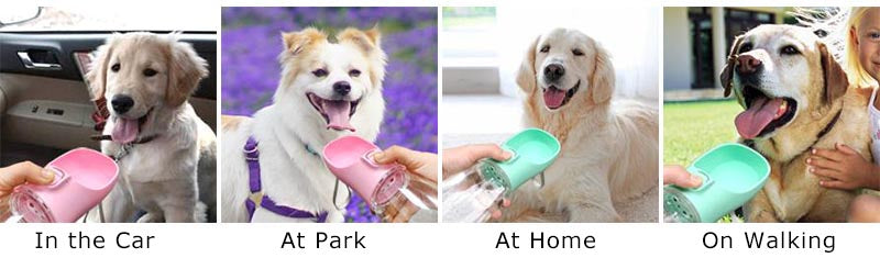 Portable Leakproof Dog Water Bottle – For Walks, Travel & Outdoor Adventures (350ml/550ml)