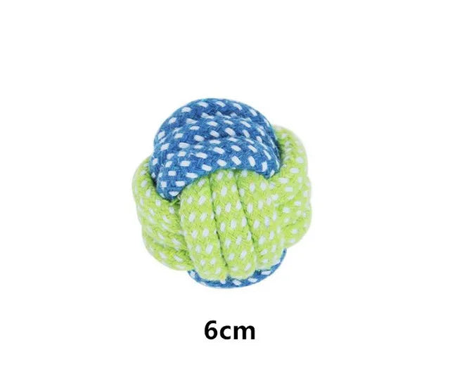 Interactive cotton rope dog toys, Chew & Tug set for small to large dogs.