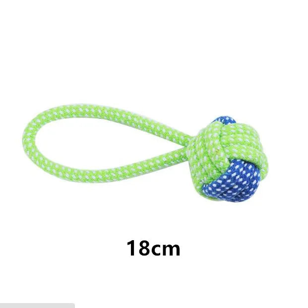 Interactive cotton rope dog toys, Chew & Tug set for small to large dogs.