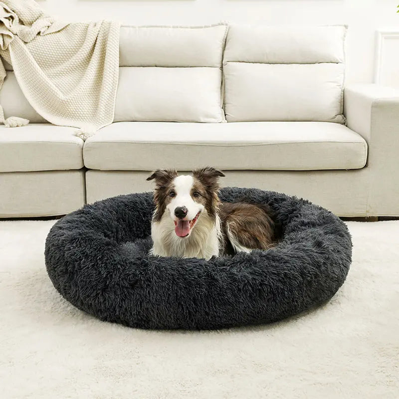 Fluffy Dog & Cat bed - Soft, Warm, Washing machine safe pet cushion