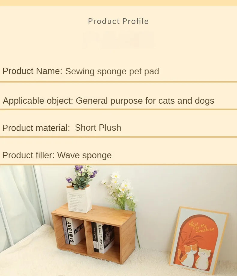 Orthopadic Memory foam Pet bed, waterproof, Washable Faux fur cover for Dogs & Cats