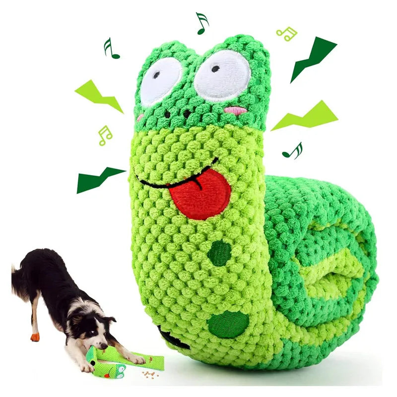Dog puzzle feeder toy - Squeaky & Indestructible.