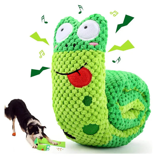 Dog puzzle feeder toy - Squeaky & Indestructible.