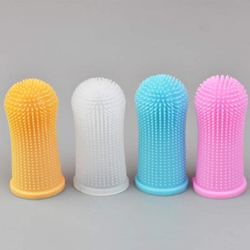 Super Soft Finger Toothbrush for Dogs & Cats – Gentle Pet Dental Cleaner