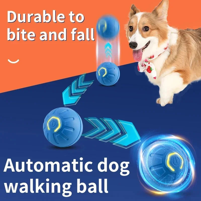 Smart Interactive Dog & Cat Toy Ball – USB Rechargeable & Motion-Activated