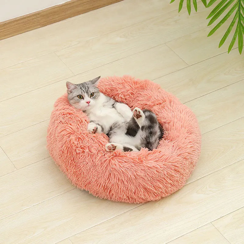 Fluffy Dog & Cat bed - Soft, Warm, Washing machine safe pet cushion