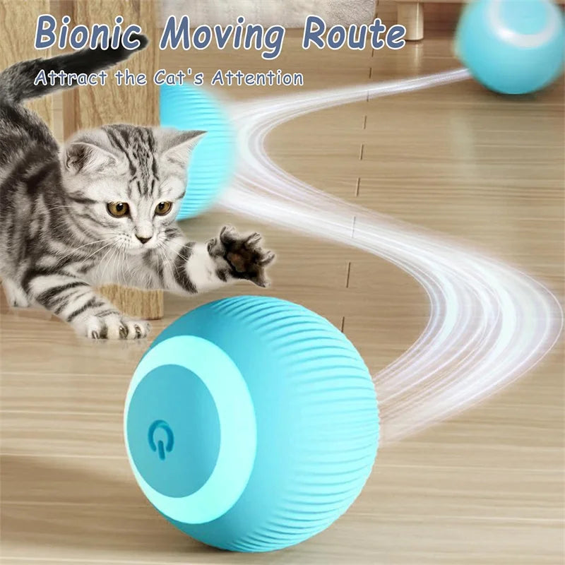 Smart Interactive Dog & Cat Toy Ball – USB Rechargeable & Motion-Activated
