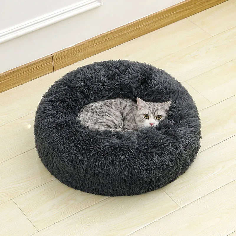 Fluffy Dog & Cat bed - Soft, Warm, Washing machine safe pet cushion